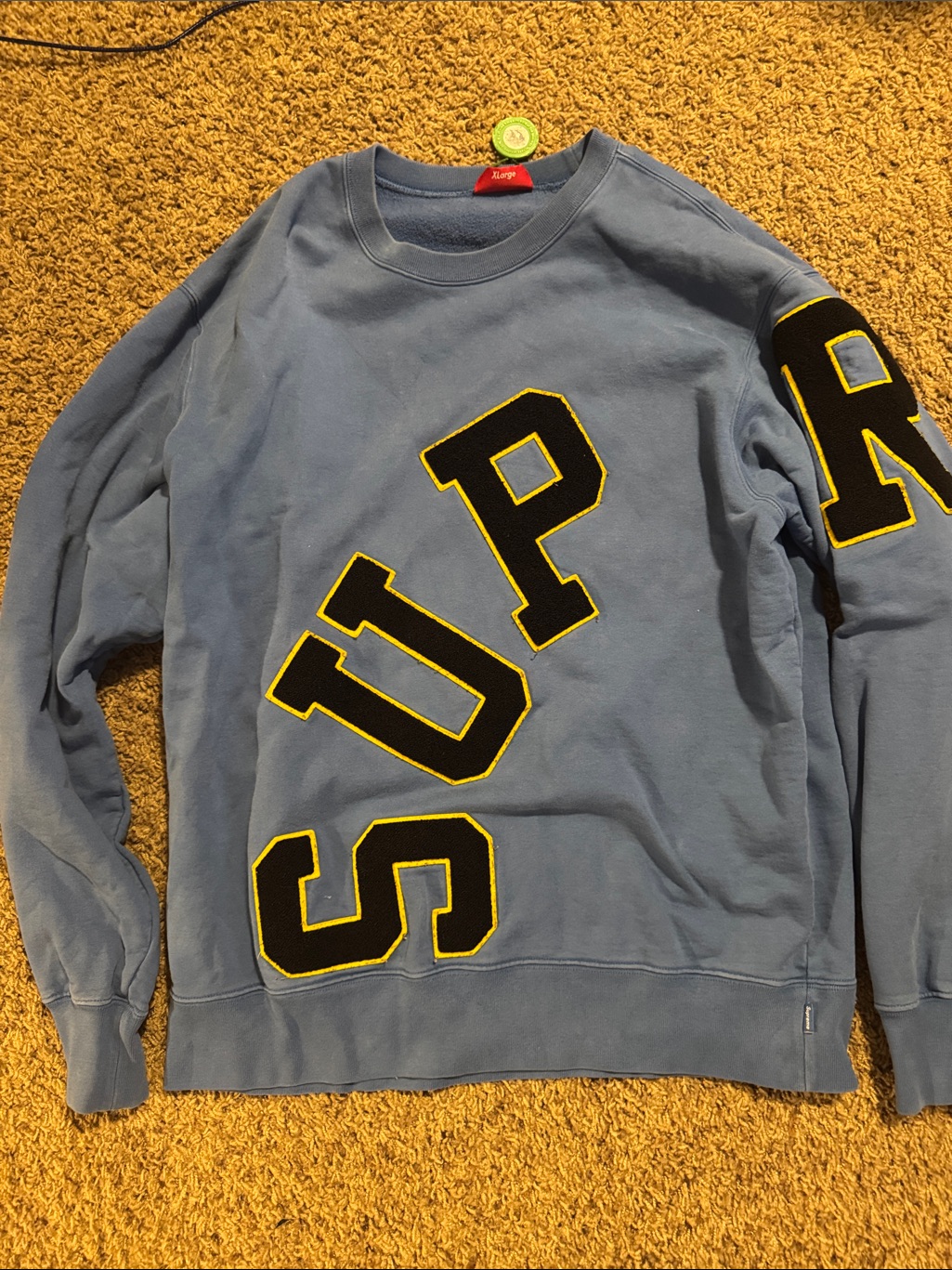 Supreme Light Blue Arc Crewneck